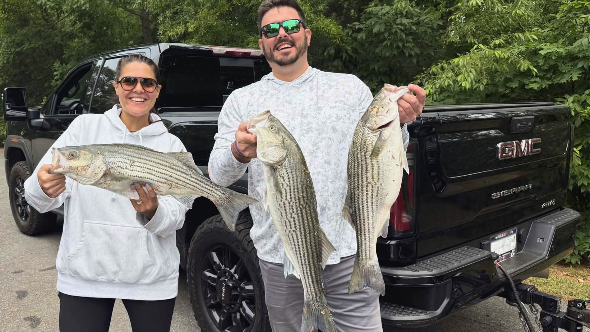 Charter guest with a Lake Hartwell catch